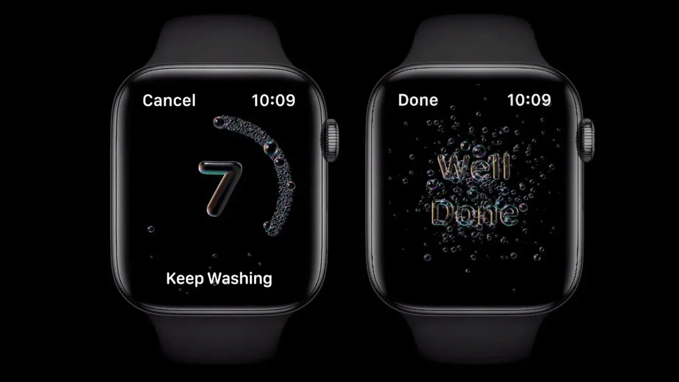 watchOS 7 Handwashing