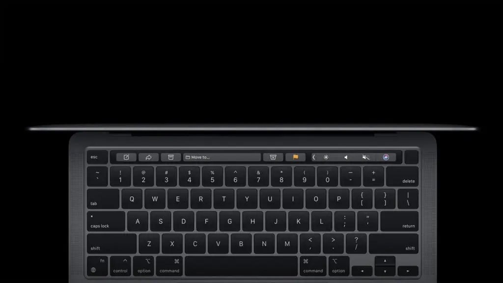 Touch Bar trên MacBook Pro 13" (M1, 2020)