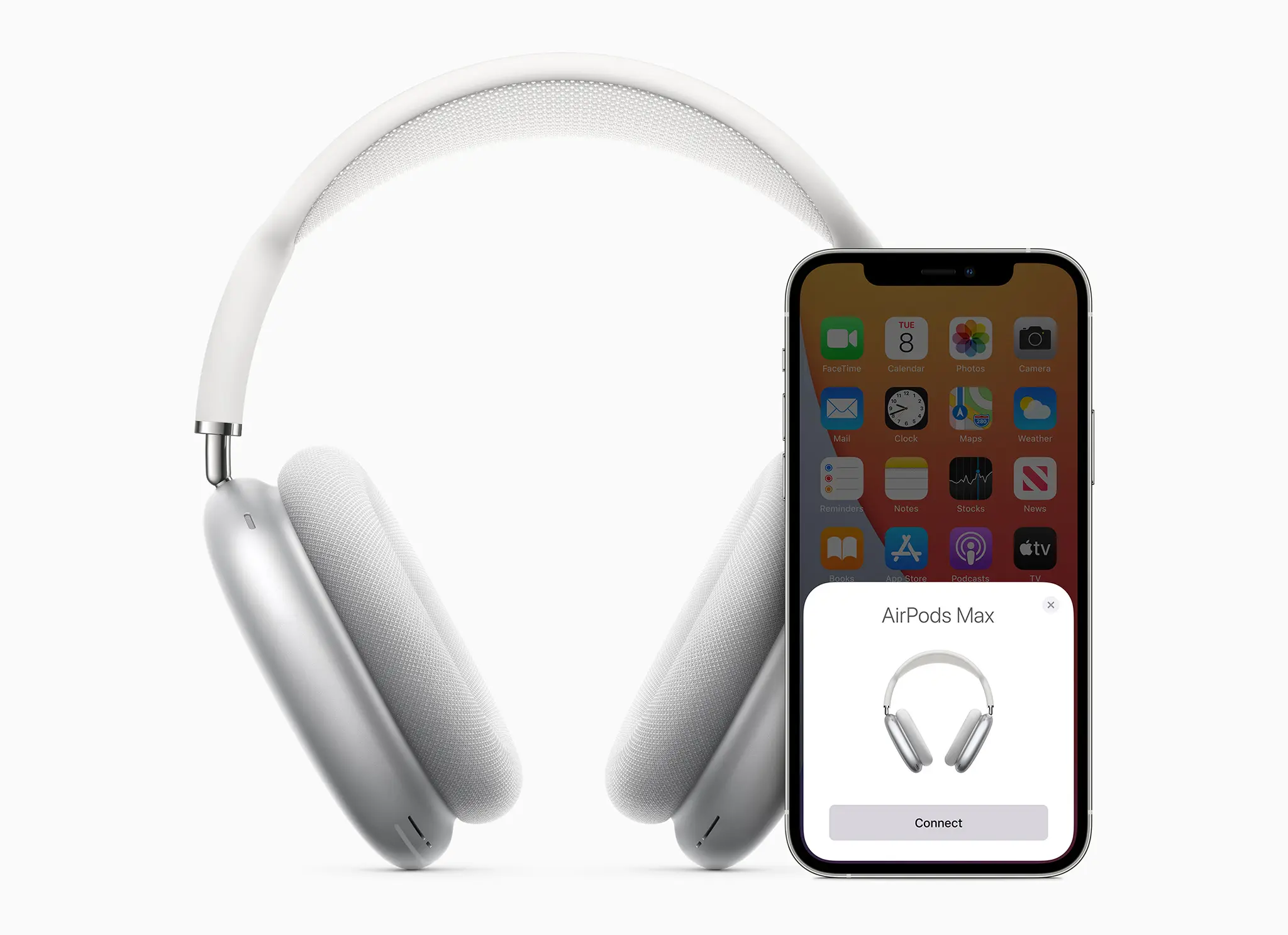 Apple AirPods Max and iPhone