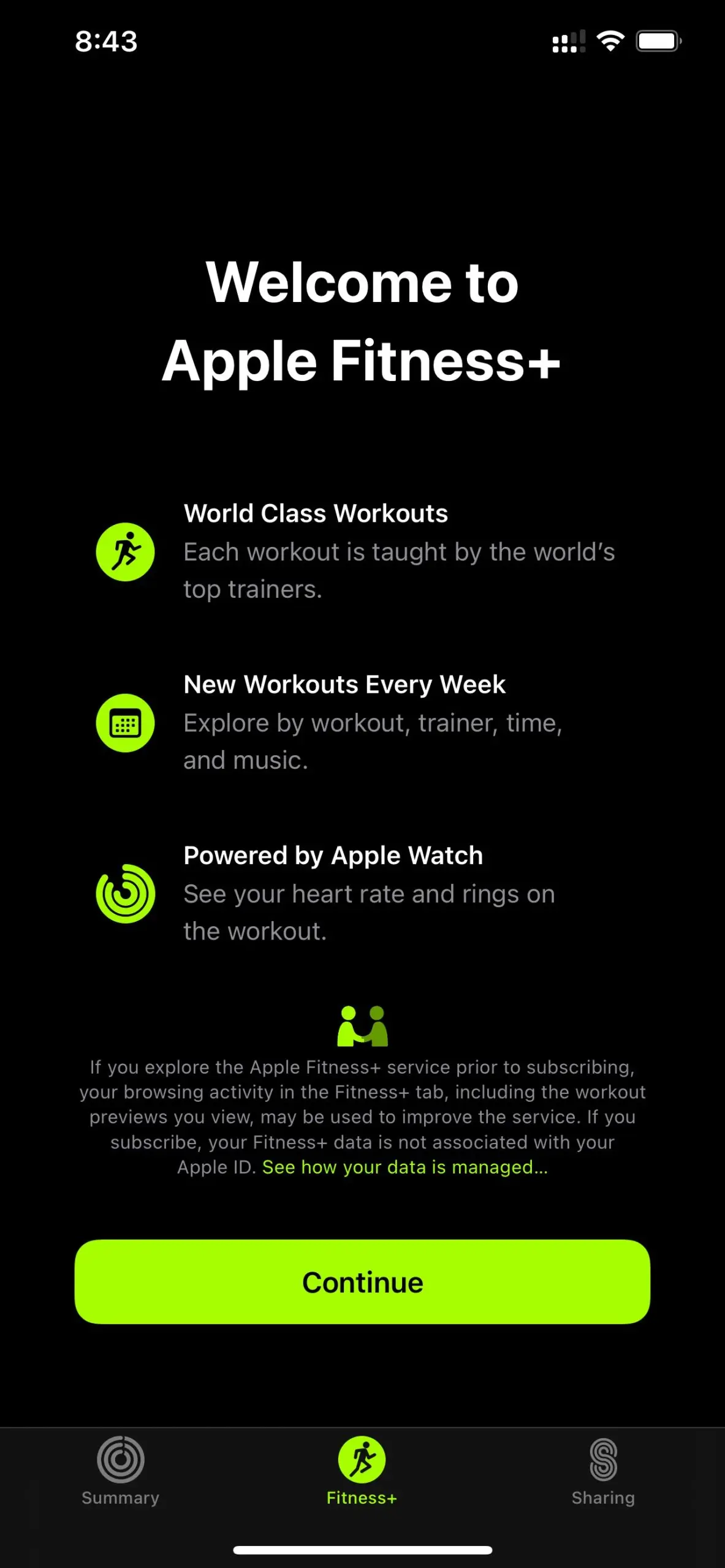 Apple Fitness+ 