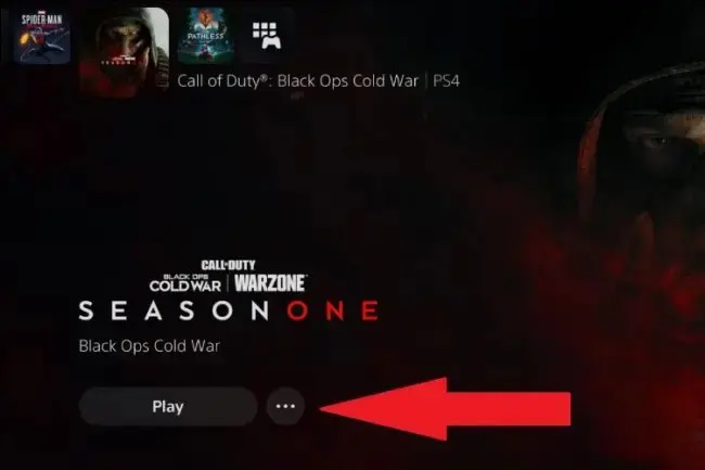 Cách phân biệt phiên bản game đang cài là PS4 hay PS5.