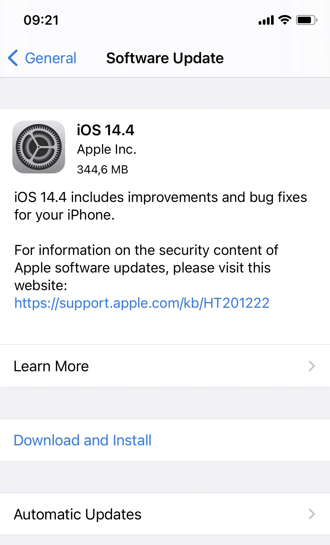 iOS 14.4