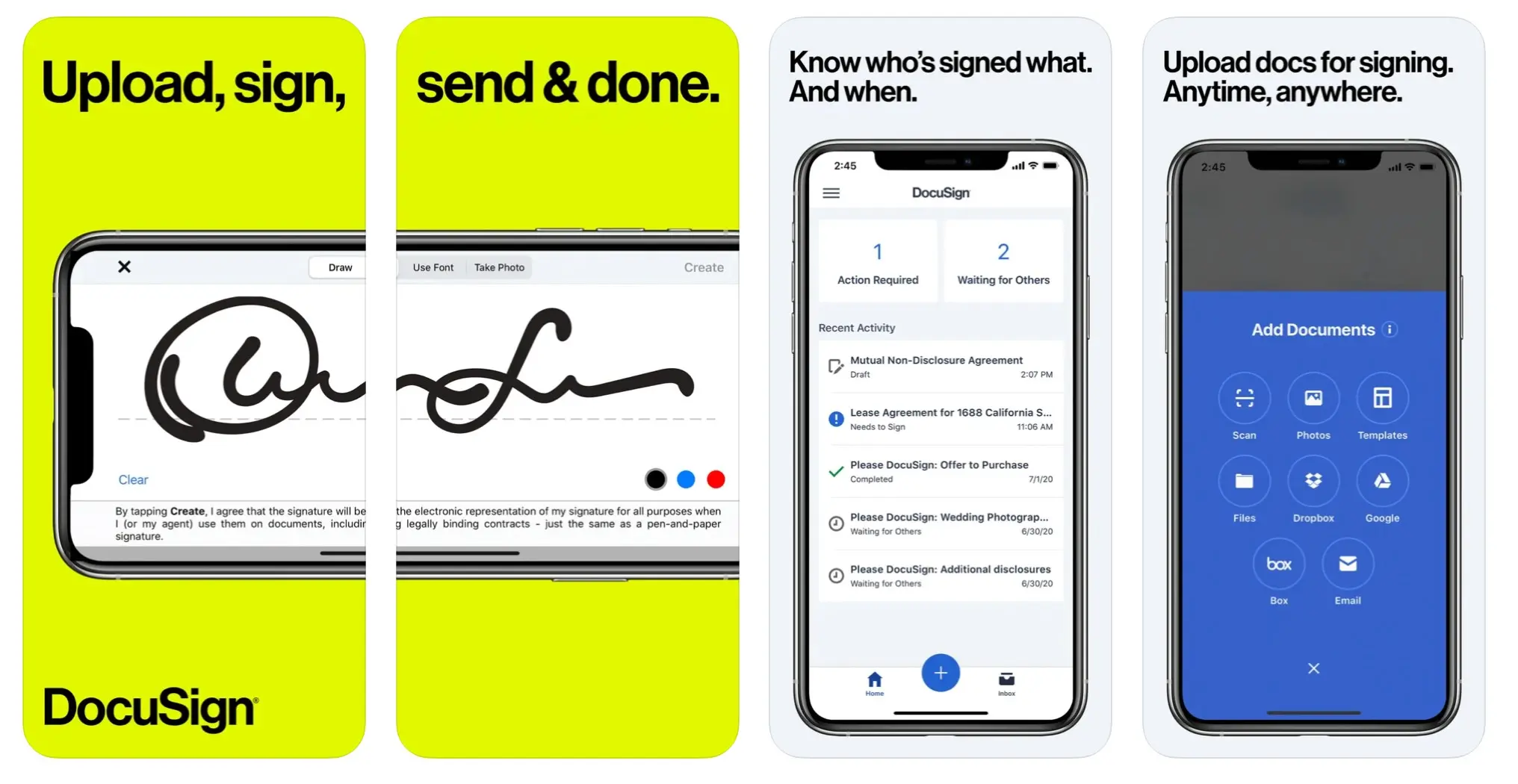 DocuSign - Upload & Sign Docs