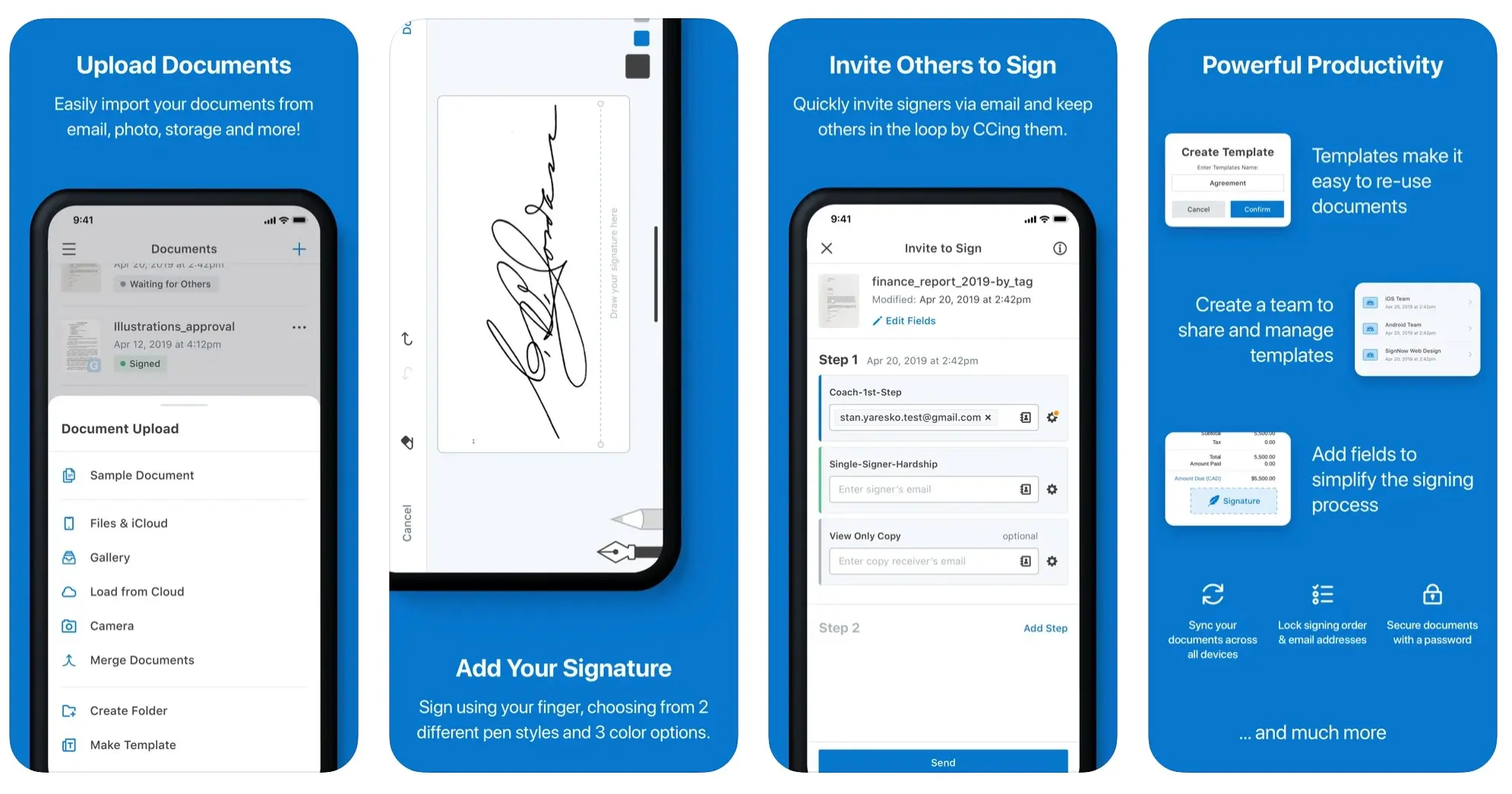 SignNow: pdf document signer