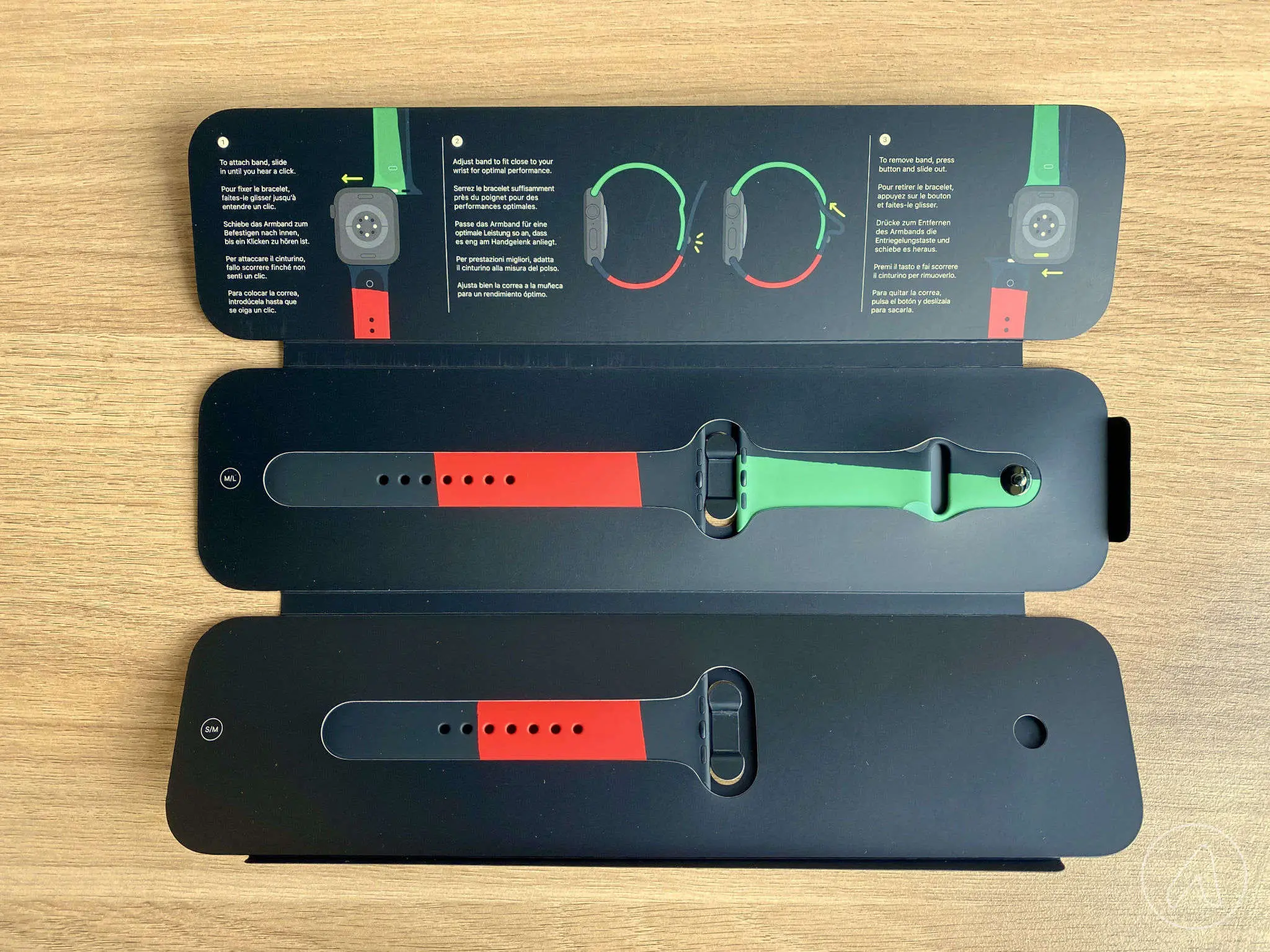 Apple Watch Black Unity Sport Band 44mm