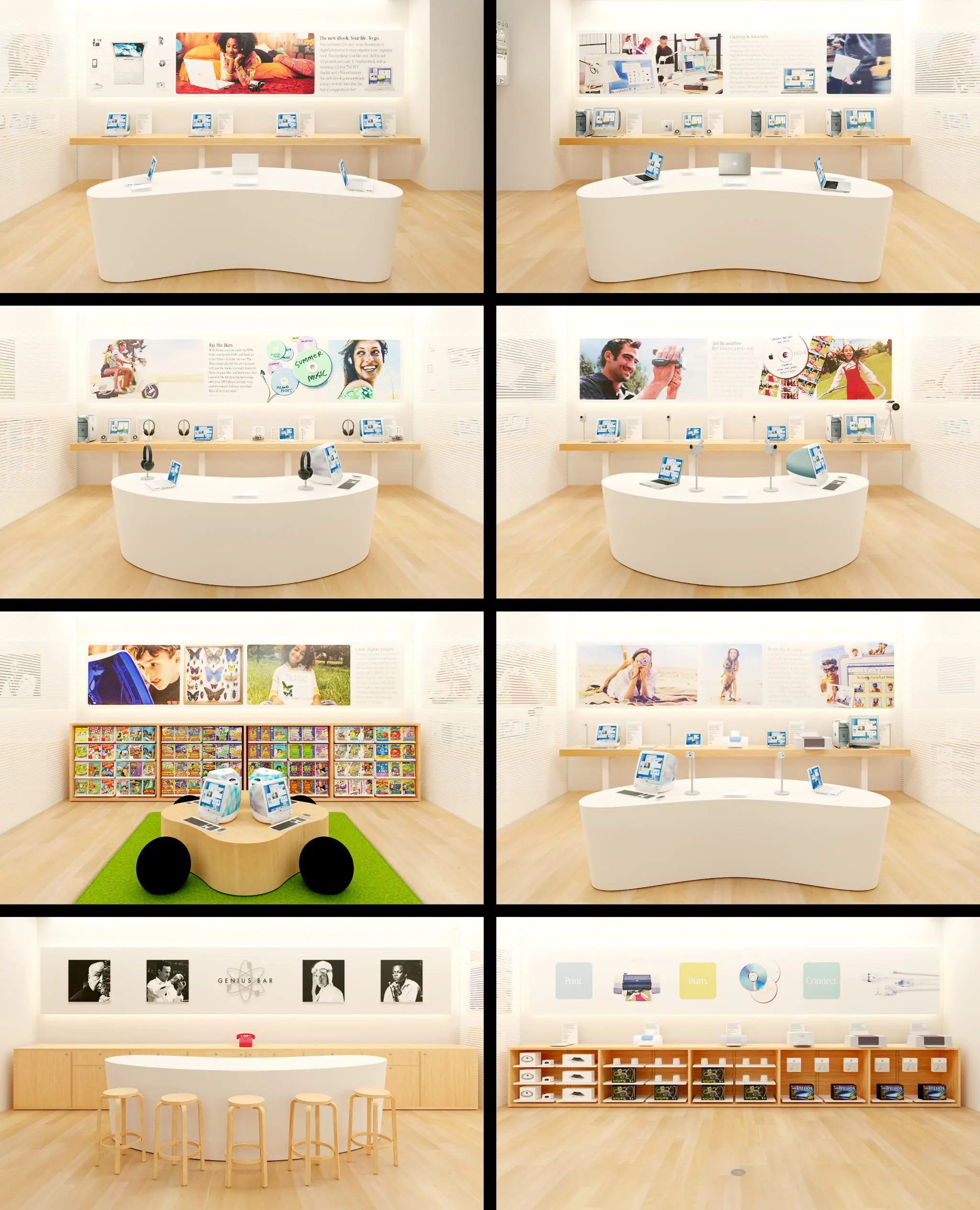 Dùng AR để tham quan cửa hàng Apple Store mở cách đây 20 năm