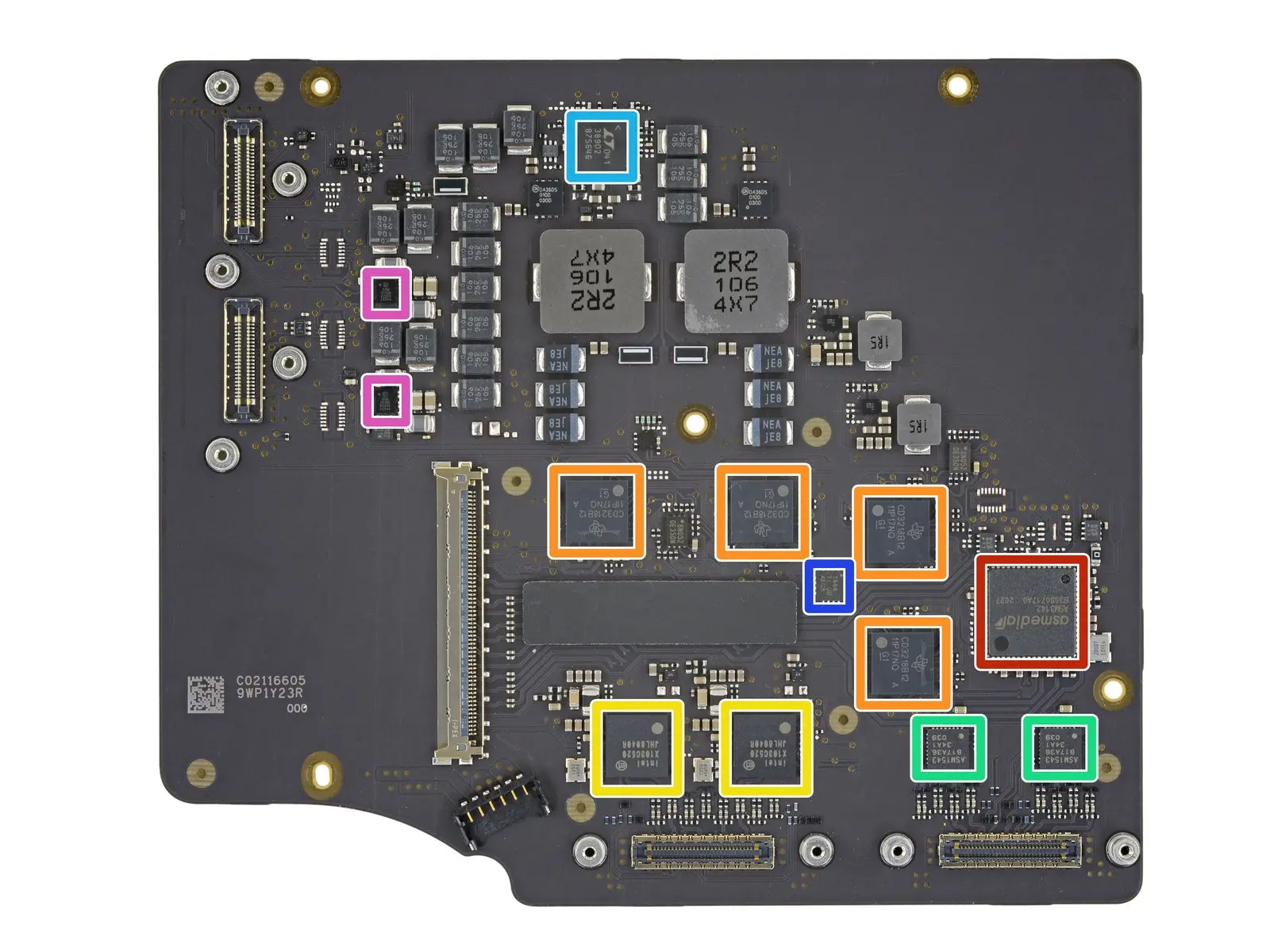 Mổ bụng, Teardown iMac M1 24"