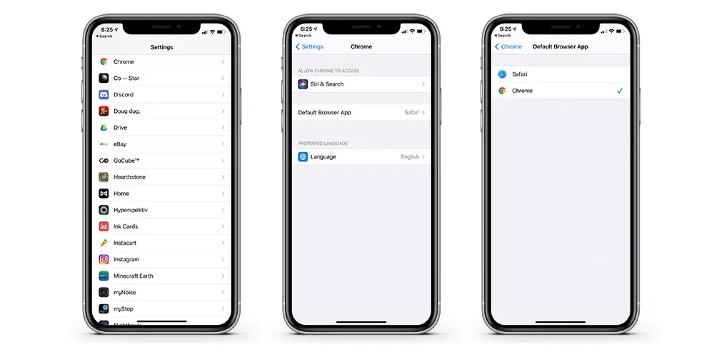 Cách đổi trình duyệt web mặc định trên iPhone, iPad