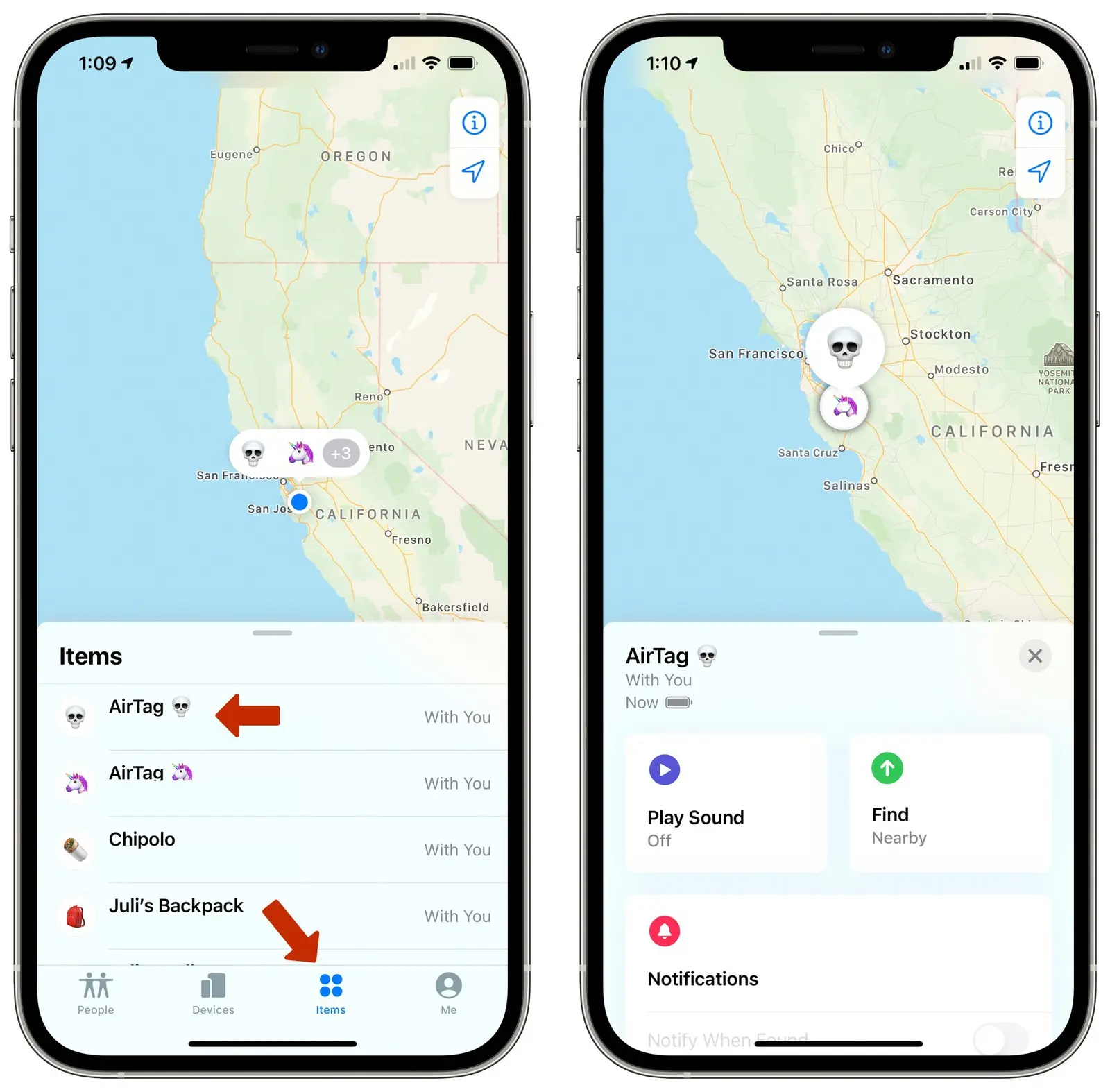 Cách kiểm ra Firmware của Apple AirTag