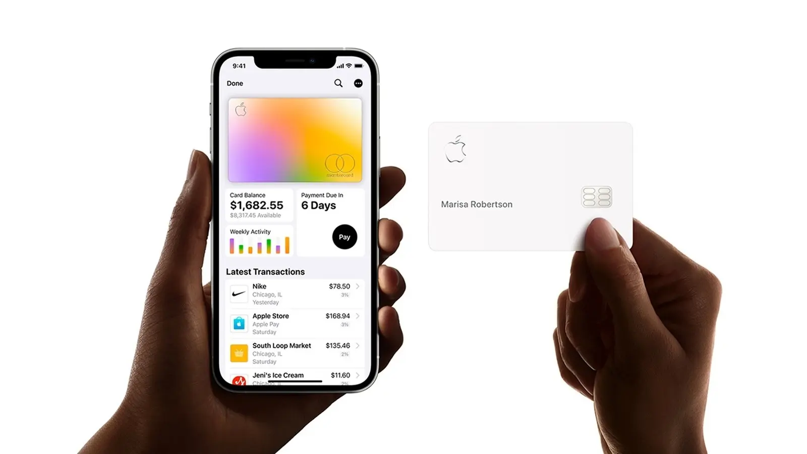 Apple Cards cho phép gộp hai tài khoản thanh toán