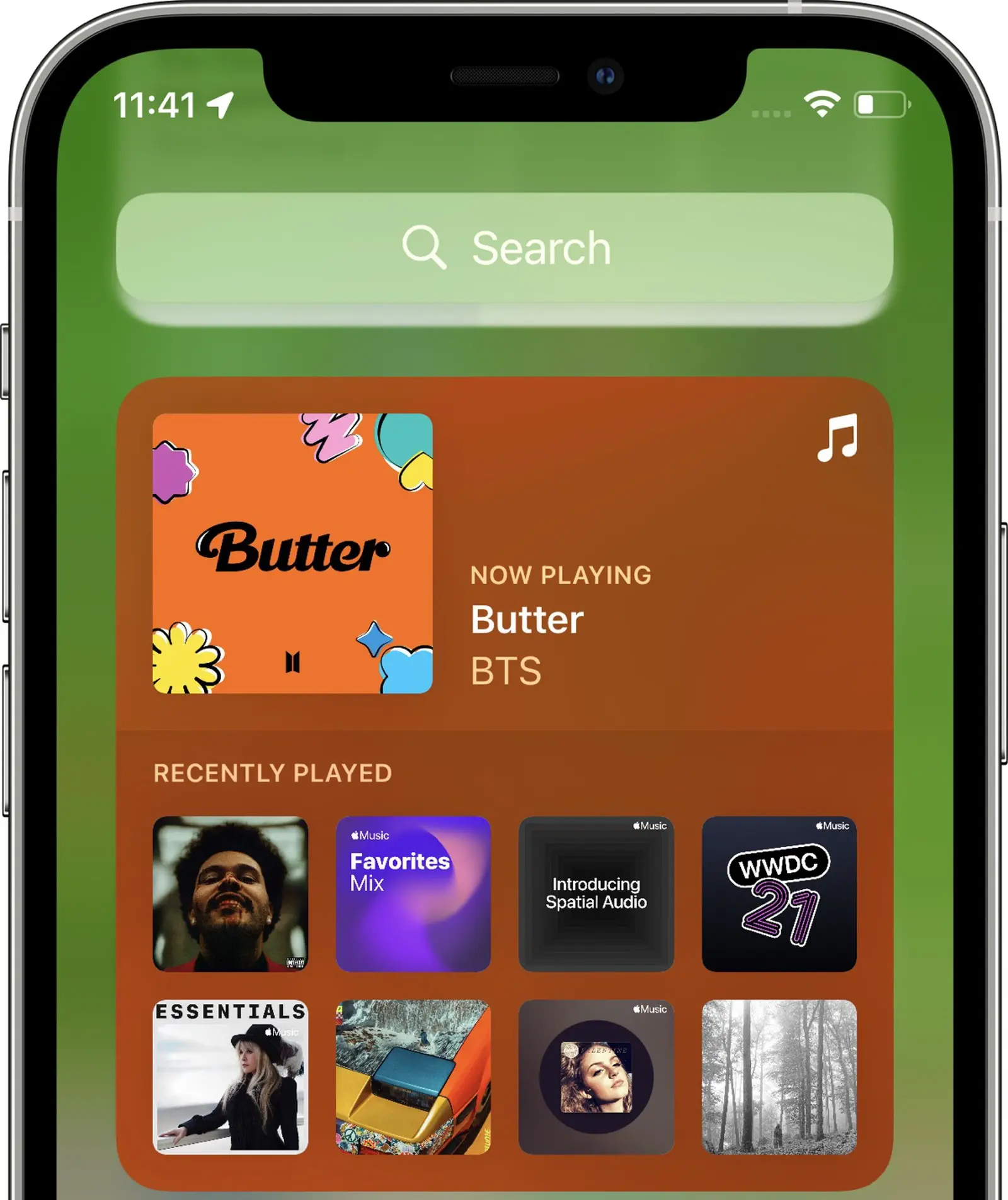 Apple Music có widget mới