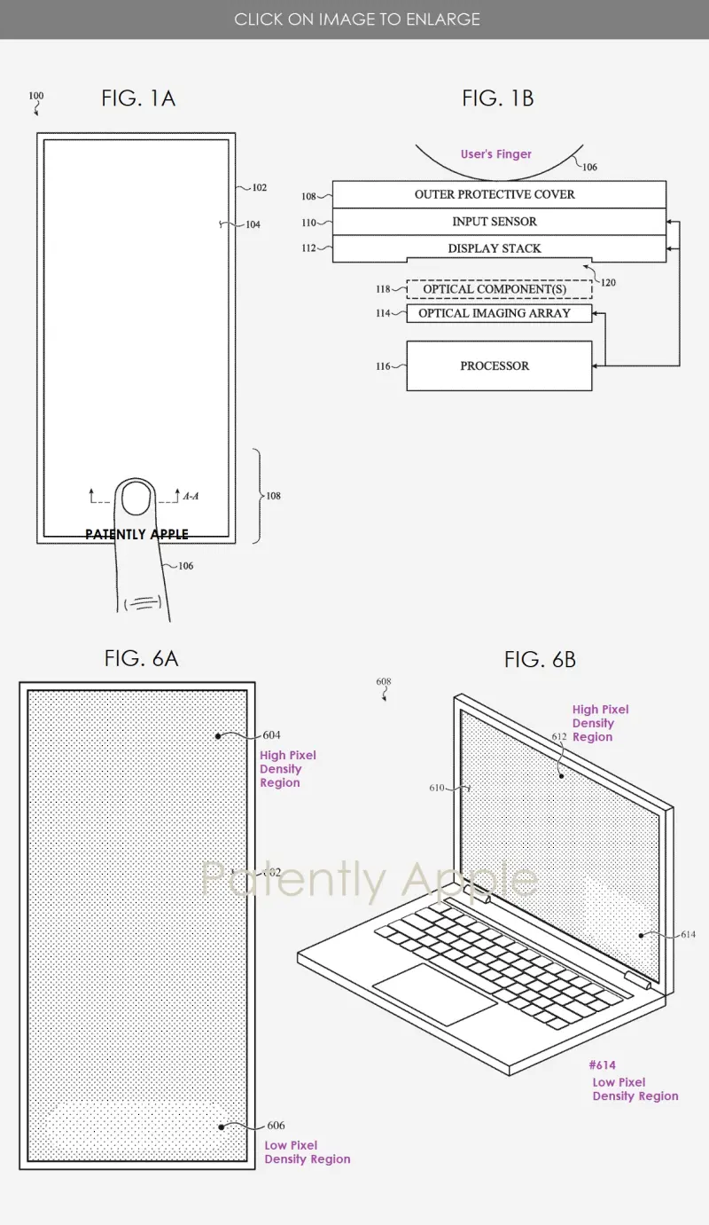 Apple đã có bằng sáng chế Face ID và Touch ID dưới màn hình