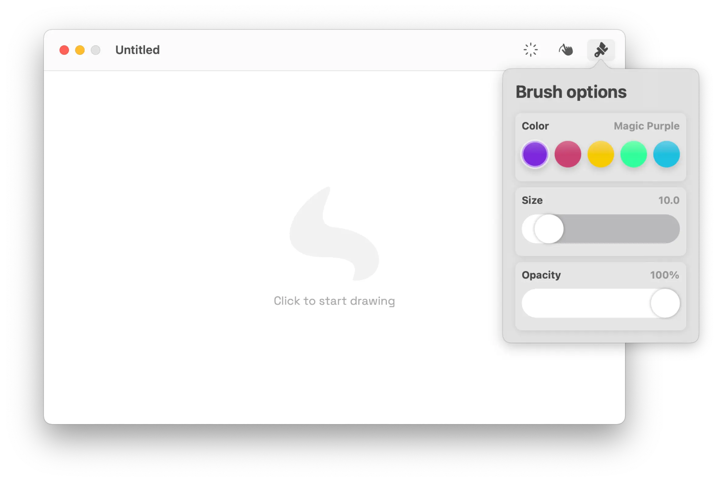 Magic: Sử dụng trackpad để vẽ trên Mac