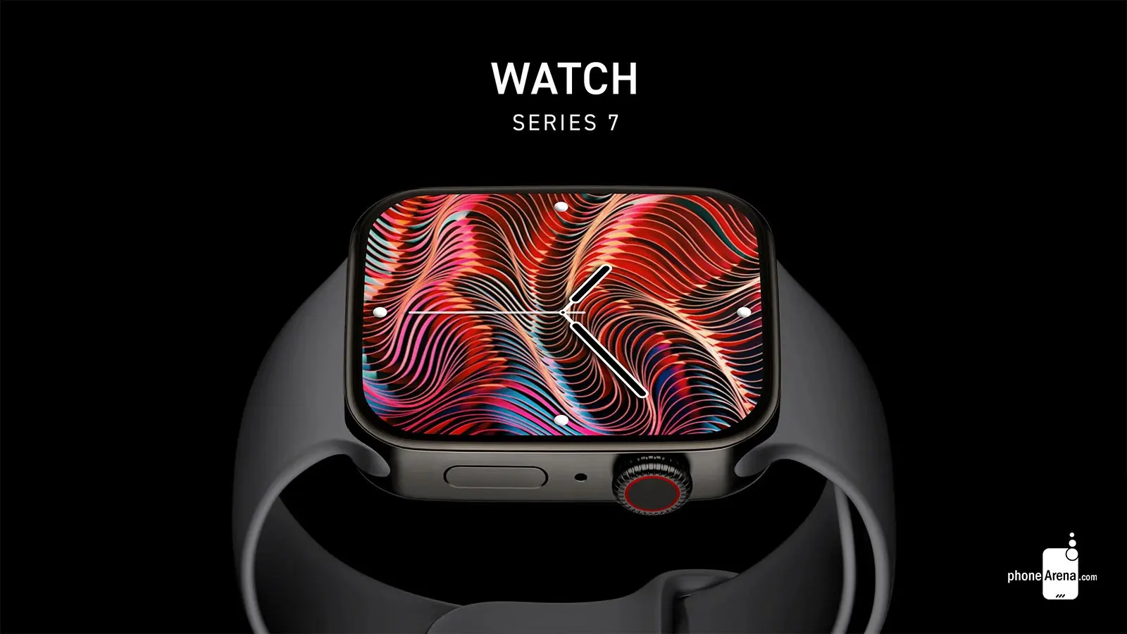 Hình ảnh render chi tiết Apple Watch Series 7