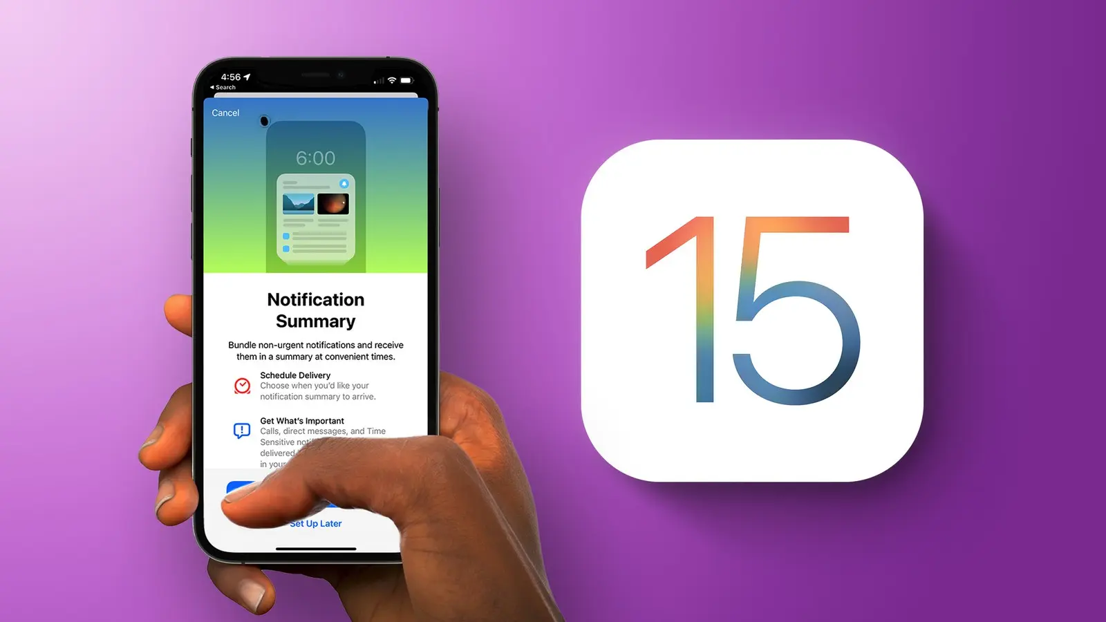 iOS 15: Những thay đổi trong Notifications