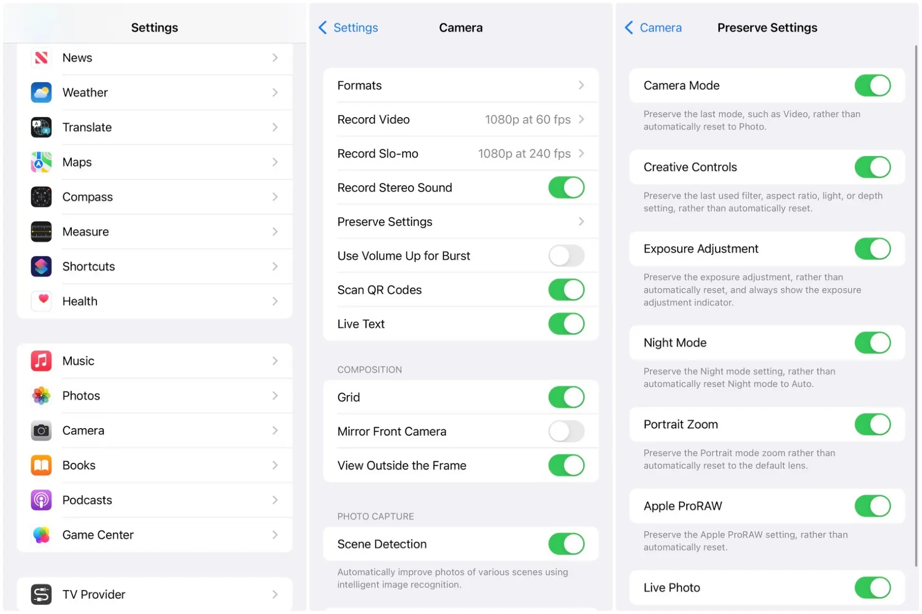 iOS 15: Hướng dẫn bật tắt chế độ chụp ảnh Night Mode