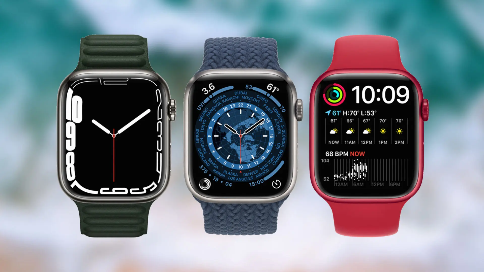 Những mặt đồng hồ mới độc quyền cho Apple Watch Series 7