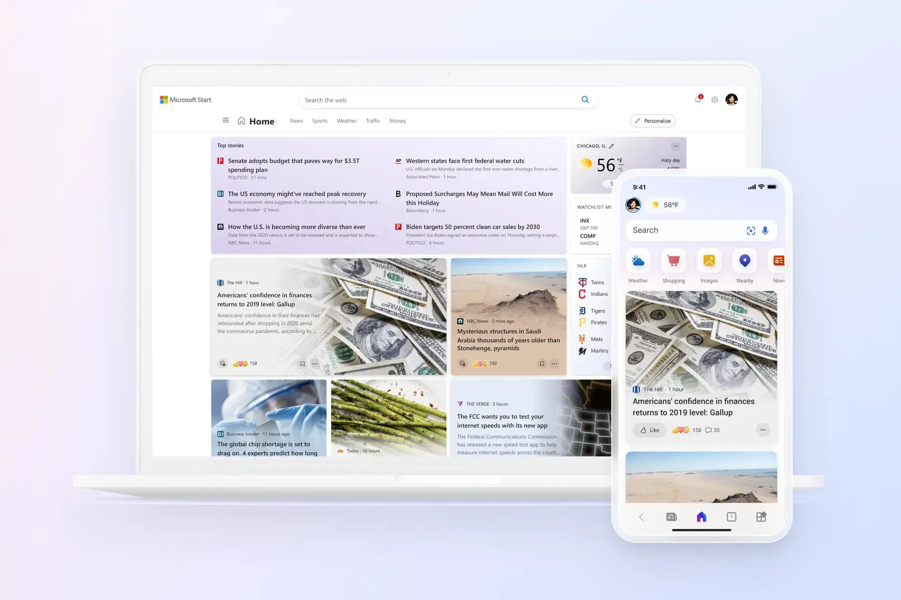 App đọc tin tức Microsoft Start sẽ được tích hợp vào Windows 11