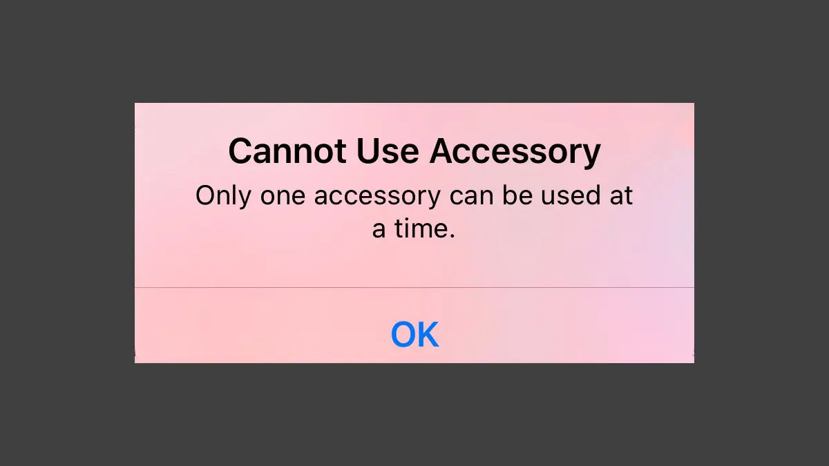 ios 14 Only one accessory can be used at a time tren CarPlay ontop.vn