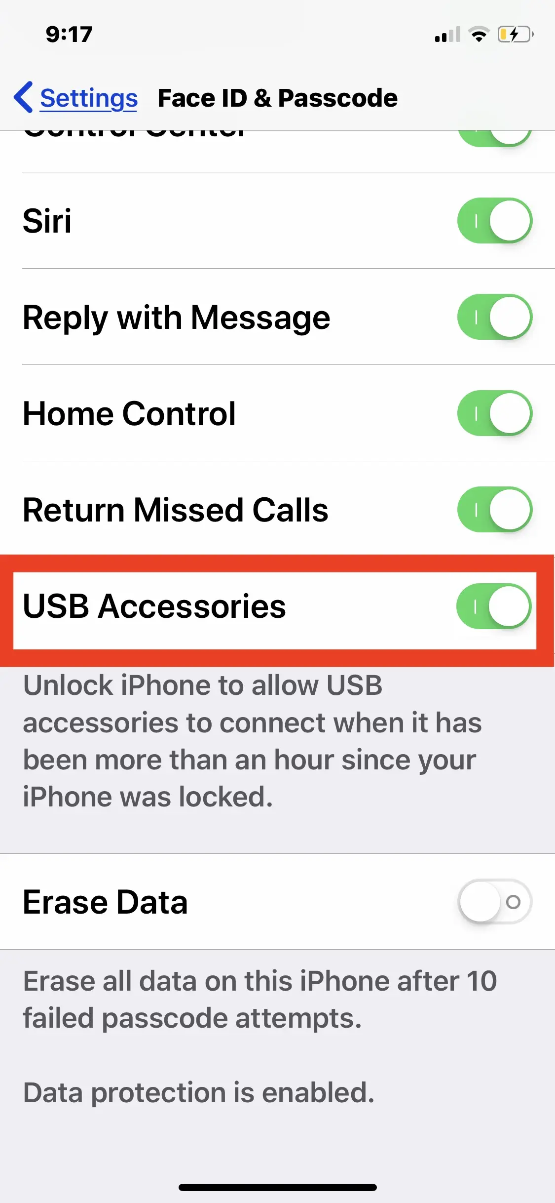 ontop.vn disable usb accessory unlock iphone message