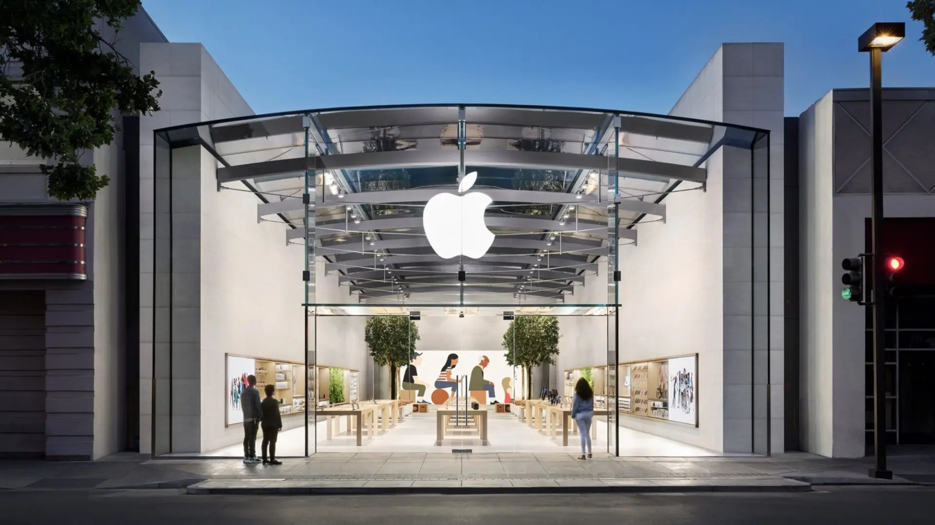 Khách hàng không cần mang khẩu trang khi đến Apple Store