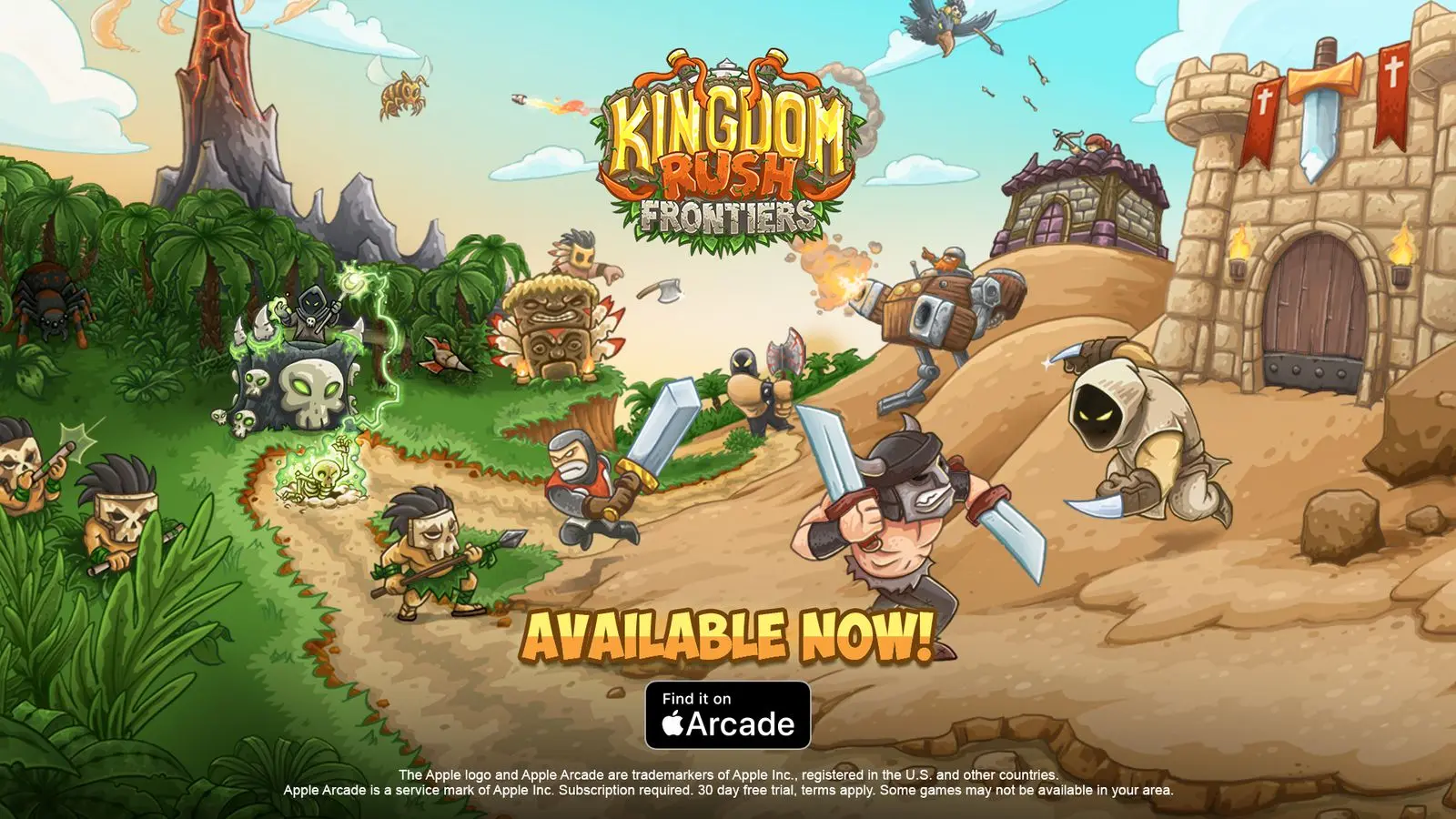 Kingdom Rush Frontiers+ có mặt trên Apple Arcade