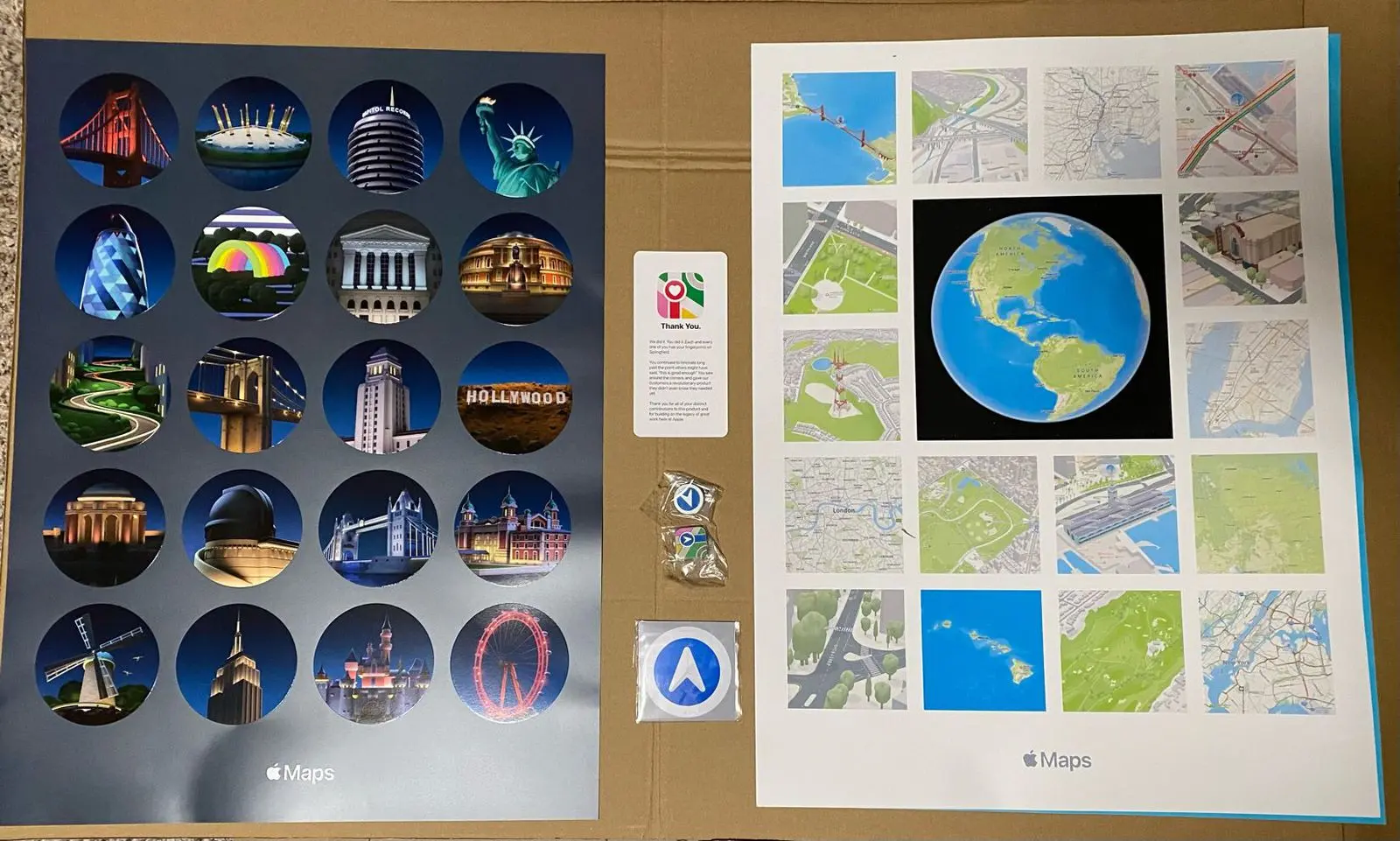 Hình ảnh quà tặng Apple dành cho team Apple Maps