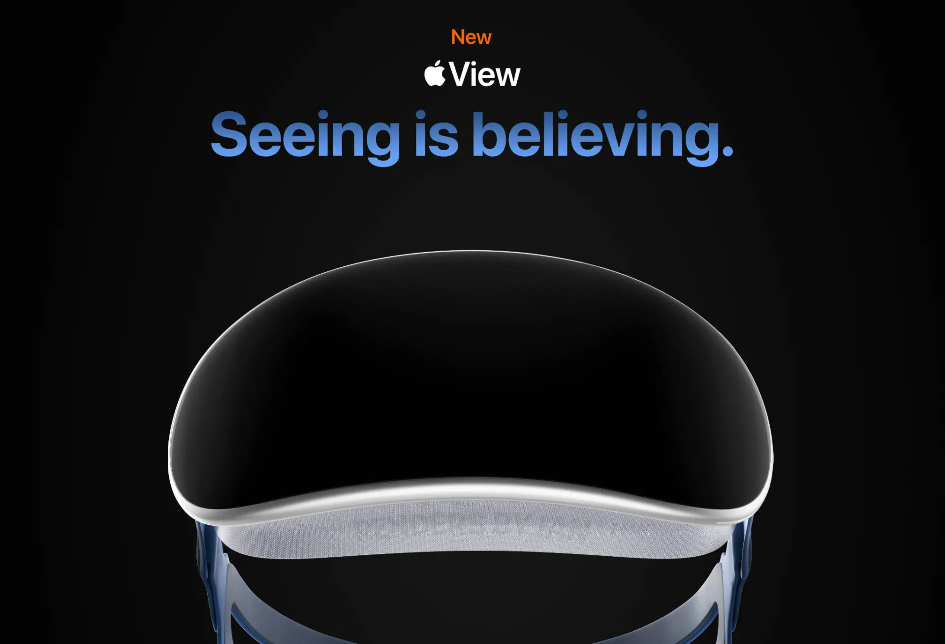 Hình ảnh render kính AR/VR của Apple