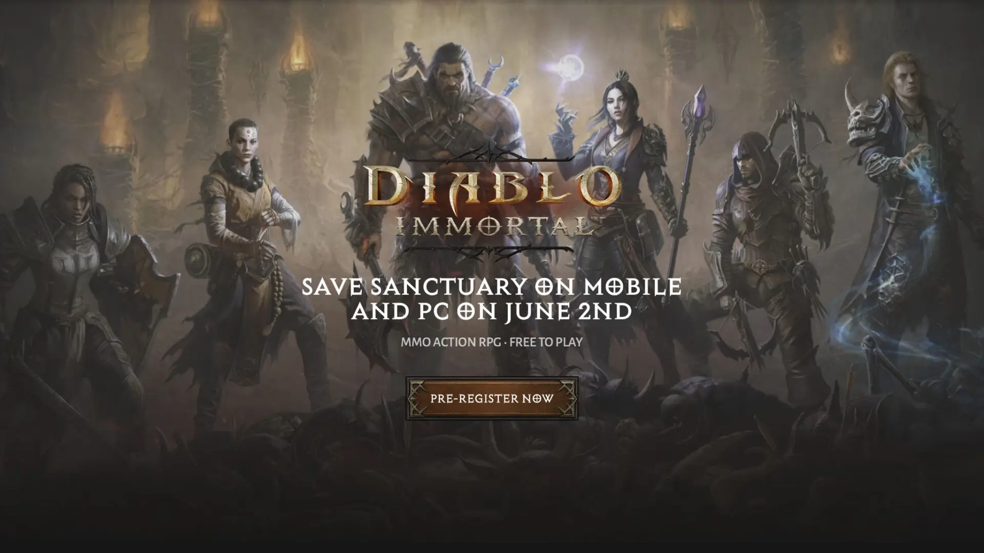 Diablo Immortal cho iOS và Android chính thức phát hành ngày 2/6, PC sẽ có Open Beta