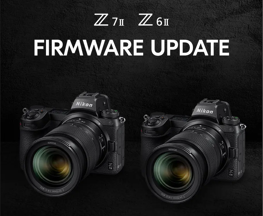 Nikon Z6II and Z7II firmware update version 1.30 released copy