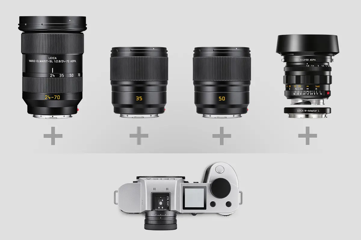 Leica adds more SL2 silver edition lens bundles