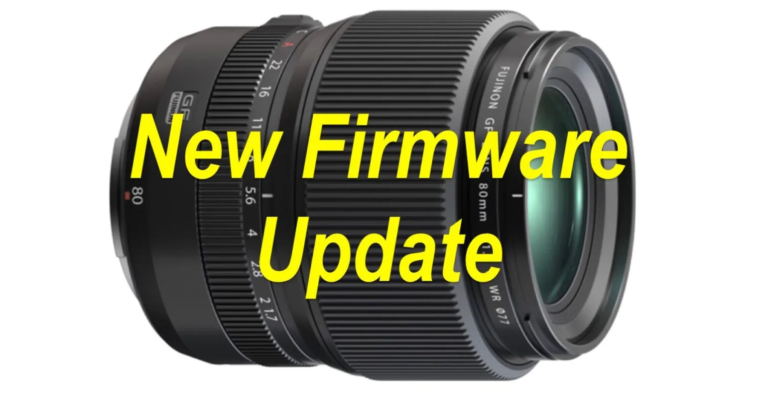 GF80mmF1.7 Firmware update