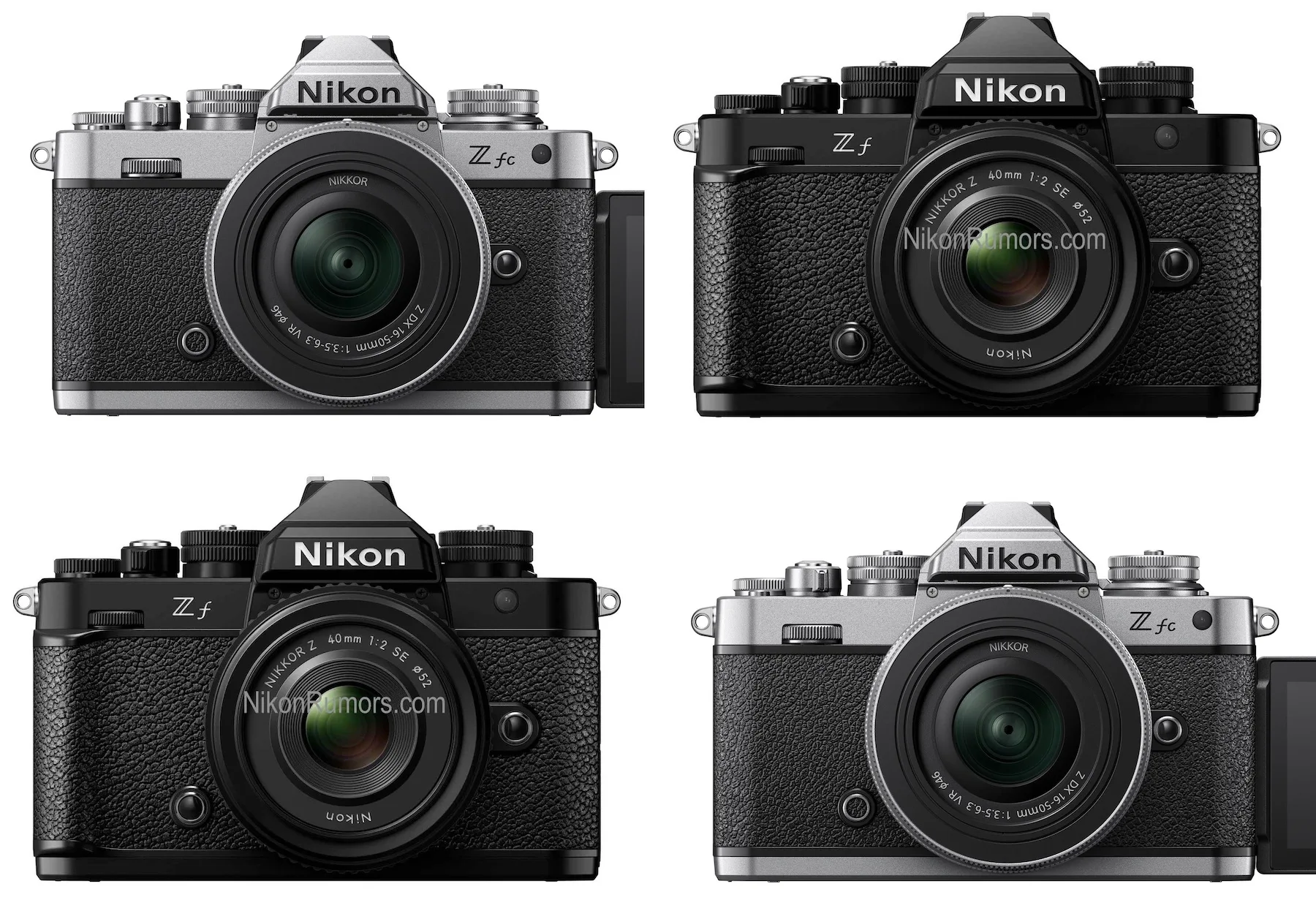 Nikon Zf compared to Zfc