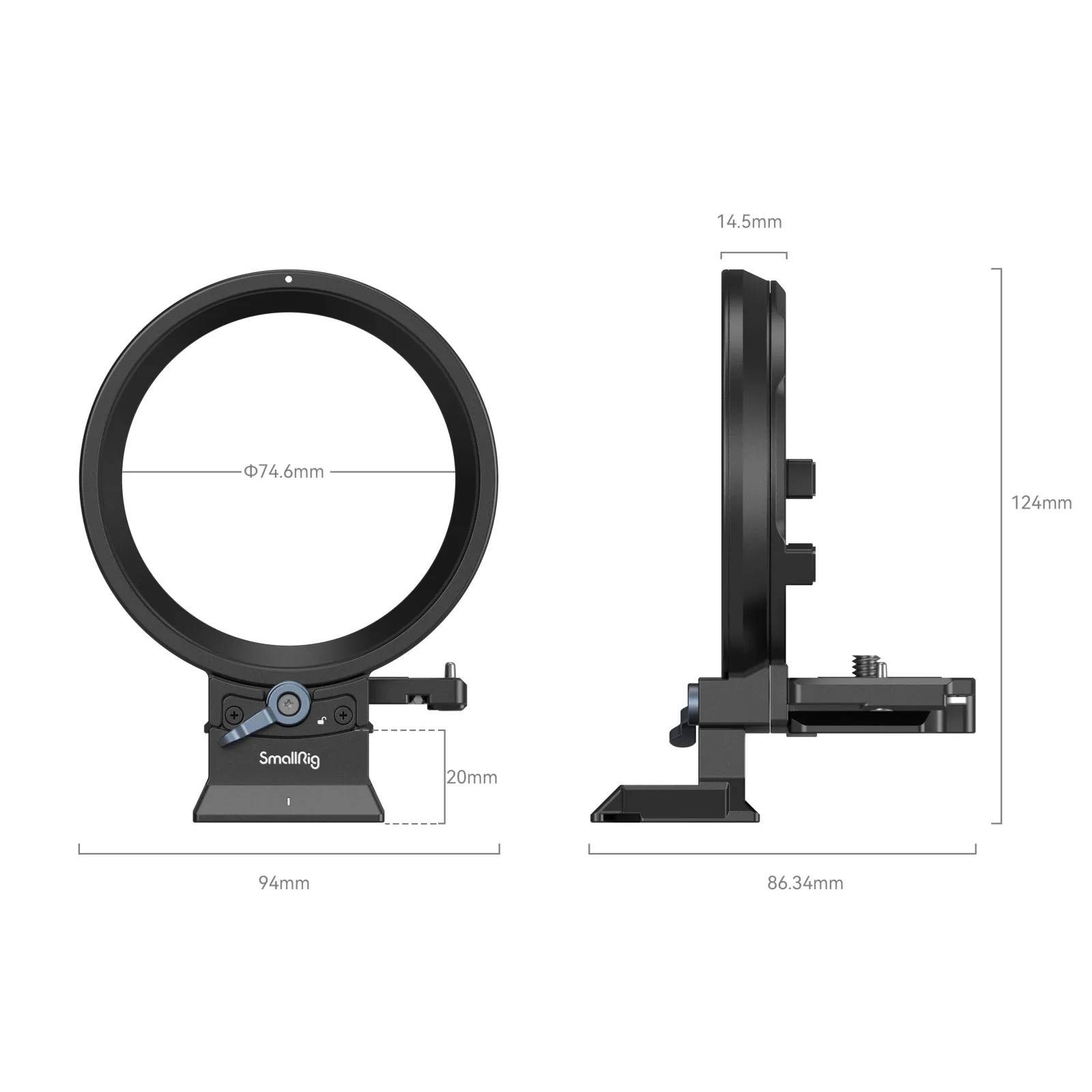 SmallRig Rotatable Mounting Plate Kit Canon EOS R5 R6 Ontop.vn 1