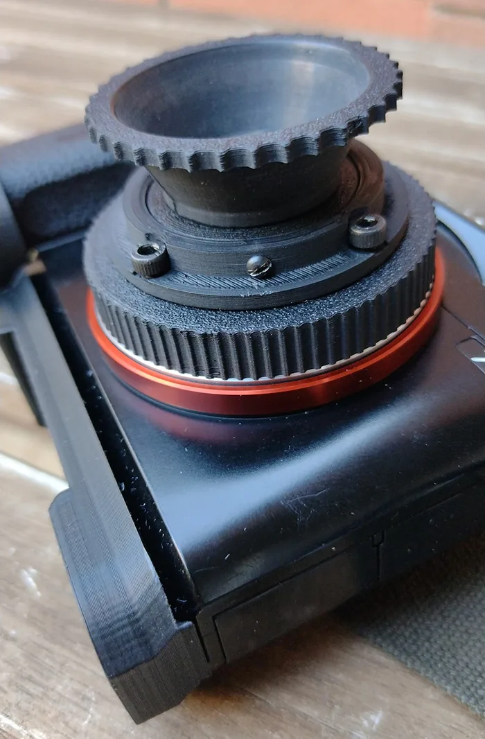 3d printed sony e mount lense 2