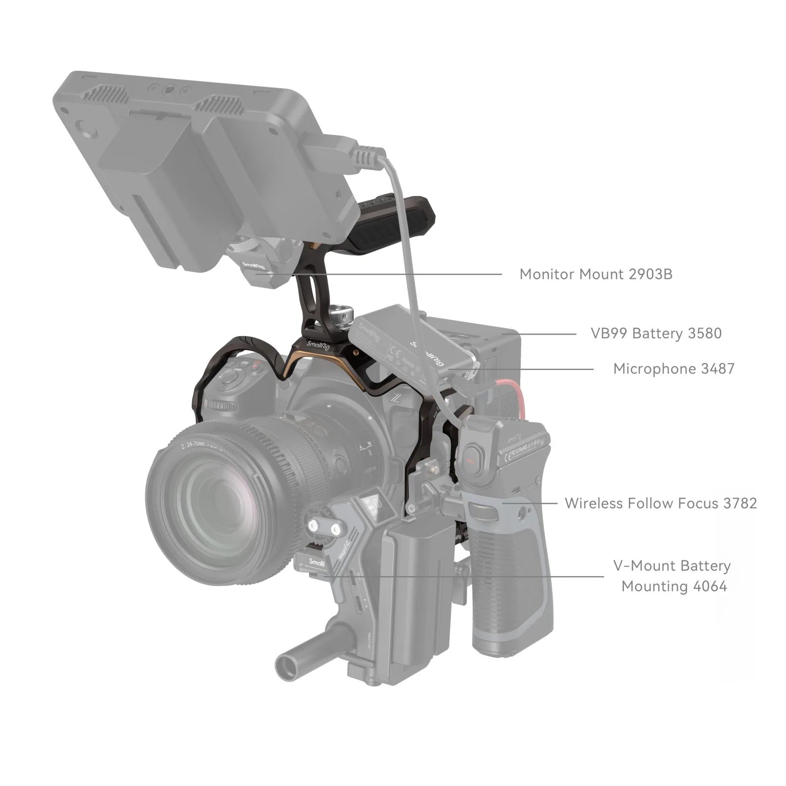 SmallRig Night Eagle Cage Kit Nikon Z8 ONTOP.vn 7