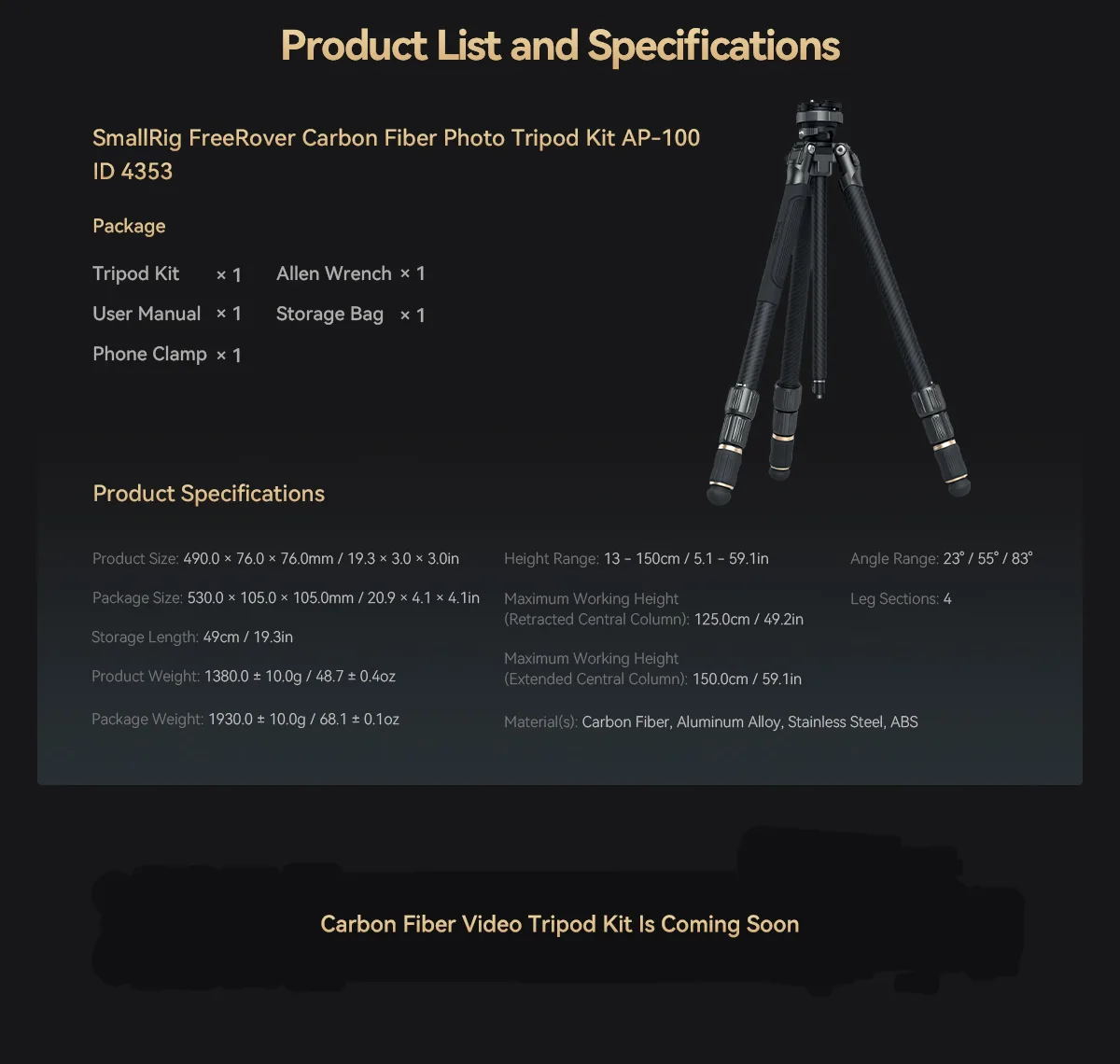 SmallRig FreeRover Kit AP 100 ONTOP.vn 5
