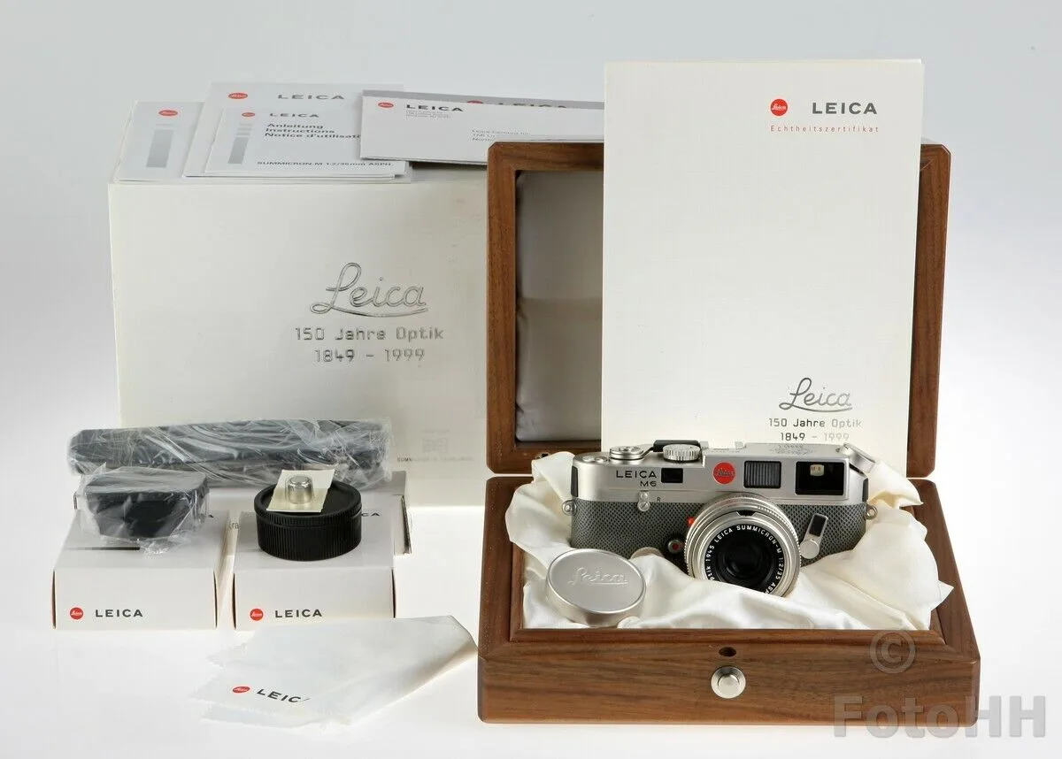 rare four piece platinum Leica M6 150 Jahre Optik limited edition cameras 6.jpg