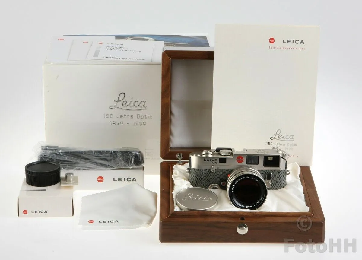 rare four piece platinum Leica M6 150 Jahre Optik limited edition cameras 8.jpg