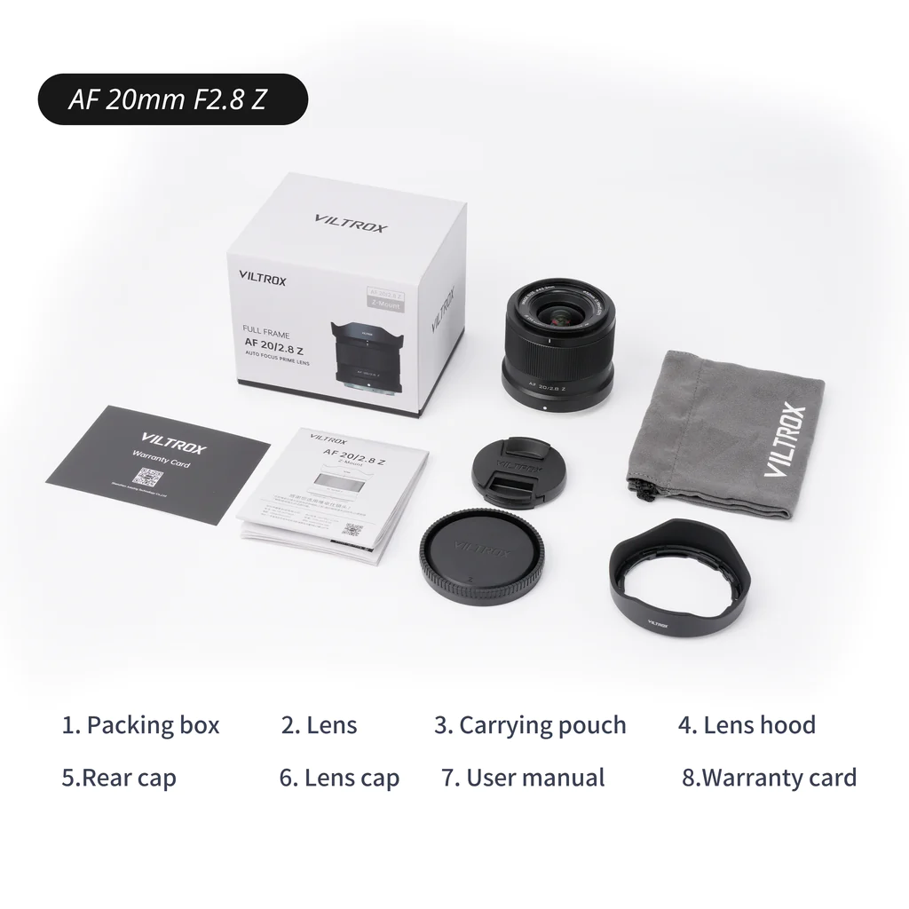 Viltrox AF 20mm f2.8 full frame lens for Nikon Z mount 12.webp