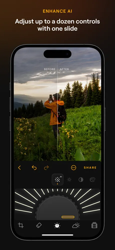 Luminar Mobile app for iPhone 4