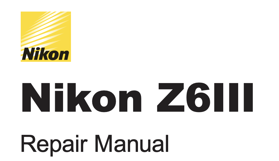 Nikon Z6 III camera repair manual.png