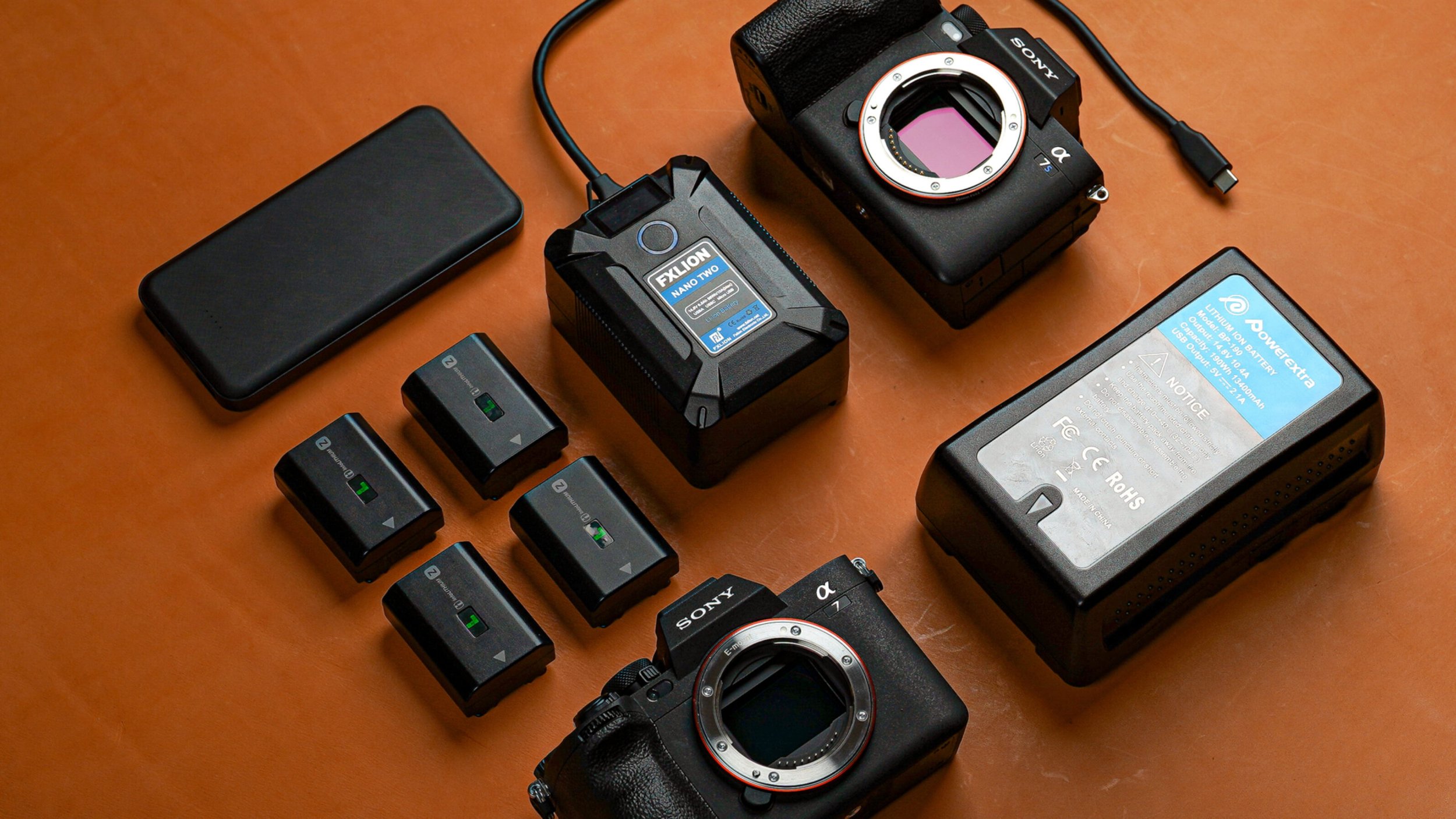 Sony Camera Powering Options V Mount USB Power Banks and NPF Z Battery Comparison