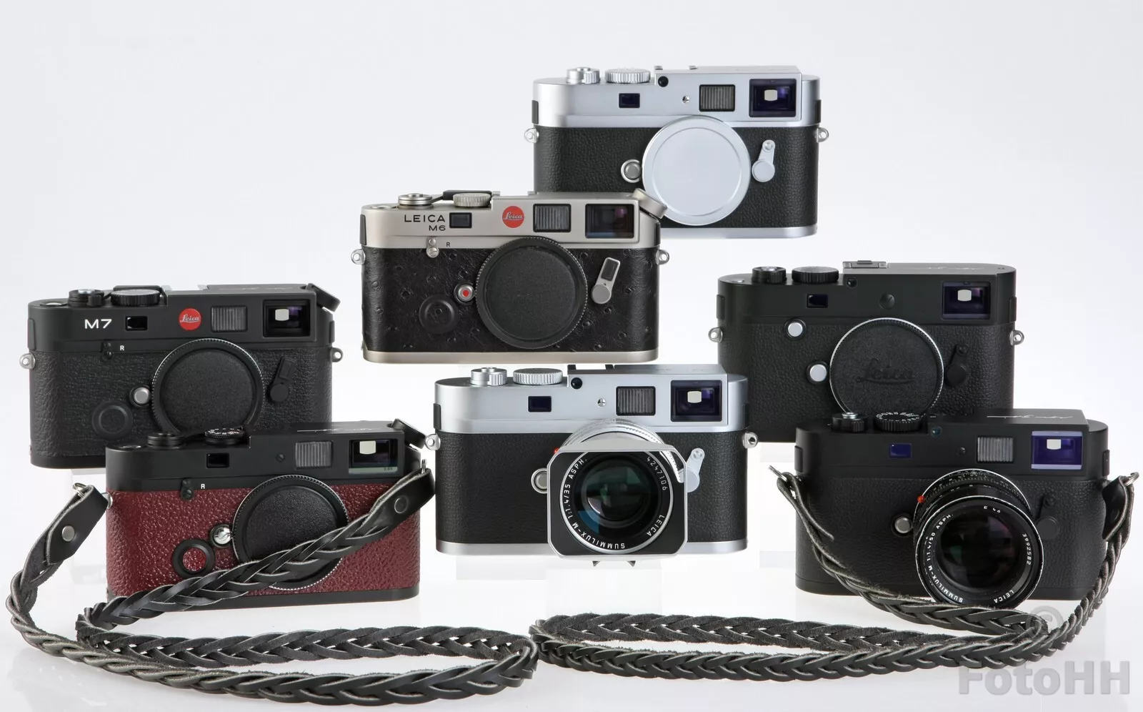 Rare collection of 7 prototype Leica M cameras by Ralph Gibson for sale 9.webp