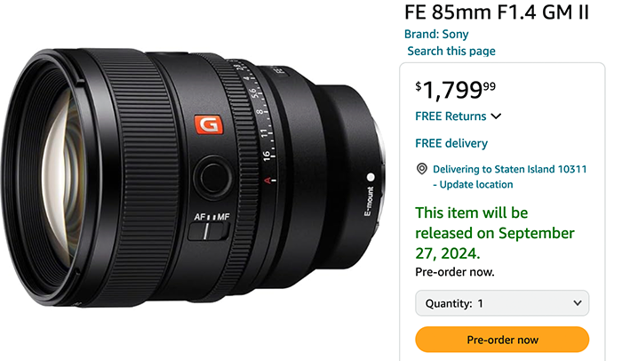 Sony 85mm f1.4 GM II lens.png