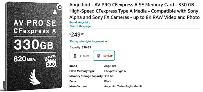 Angelbird CFexpress Type A Sony.png