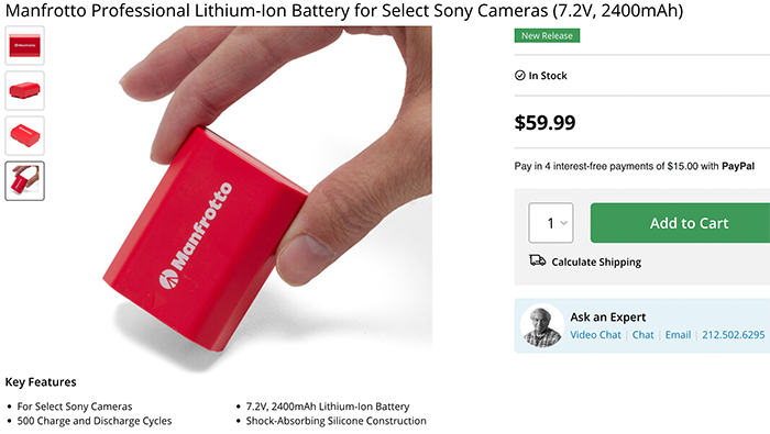 Manfrotto battery sony.png